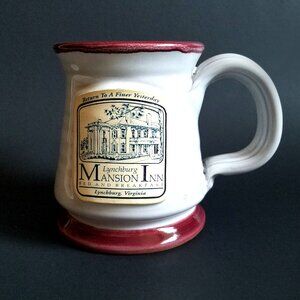 Deneen Pottery White Coffee Mug